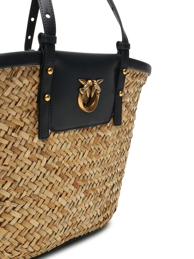 PINKO Kabelka PINKO Love Summer Basket PE 25 PLTT 103324 A1RL Béžová