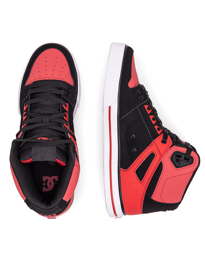 DC Sneakersy DC PURE HIGH-TOP WC ADYS400043-FWB Červená