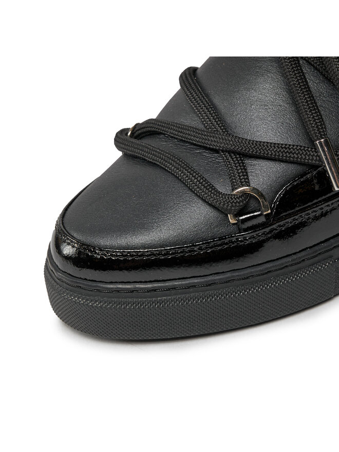 Inuikii Cizme de zăpadă Inuikii Gloss Wedge 75203-007 Negru