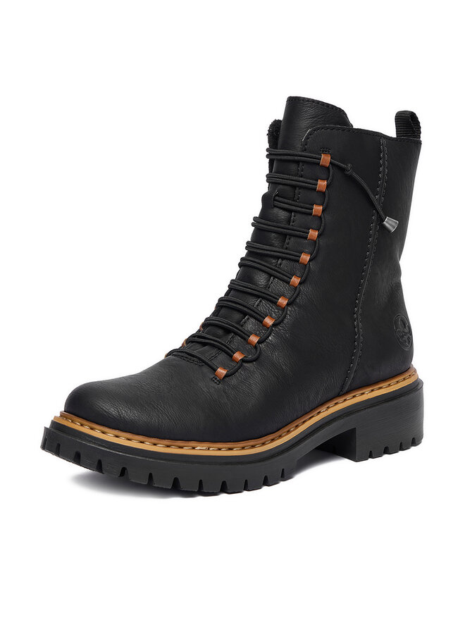 Rieker Schnürschuhe Rieker CEO-72653-00 Schwarz