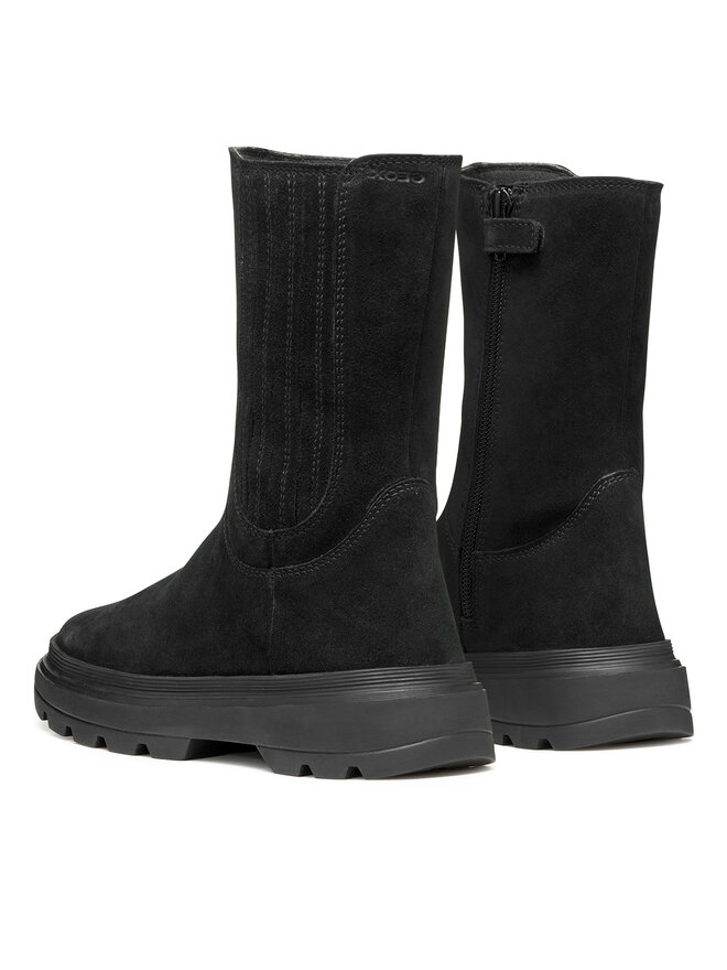 Geox Stiefeletten Geox J Kiddartah Wpf J56NDB 00022 C9999 S Schwarz