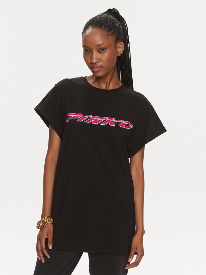 PINKO Pinko T-Shirt 103138 A1P7 Schwarz Relaxed Fit