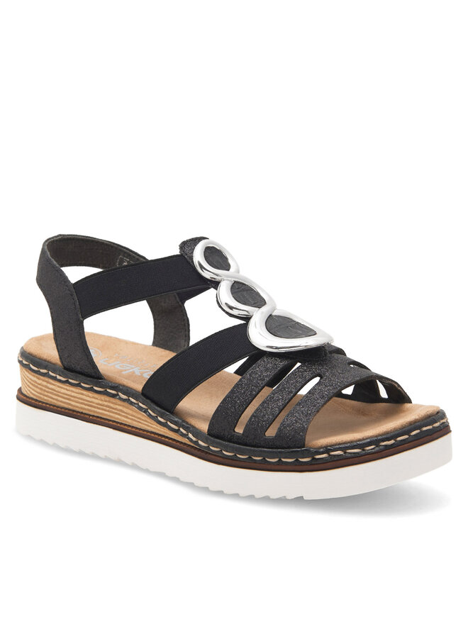 Rieker Sandalen Rieker 679L4-00 Schwarz