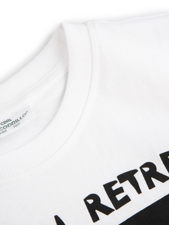 Coccodrillo Coccodrillo Camiseta WC5143205TBJ Blanco Regular Fit