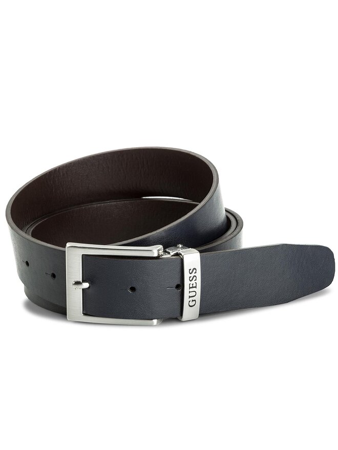 Guess Pánsky opasok Guess GIF003 LEA35 XL Hnedá