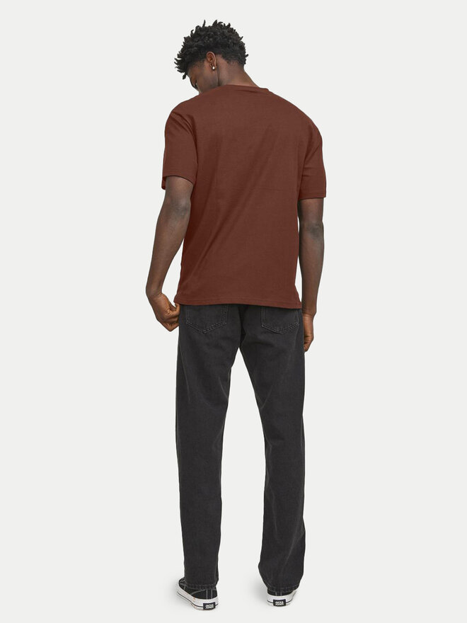 Jack&Jones Jack&Jones Majica Vesterbro 12240121 Rjava Relaxed Fit