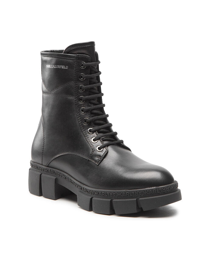 KARL LAGERFELD Polokozačky KARL LAGERFELD KL43250 Černá