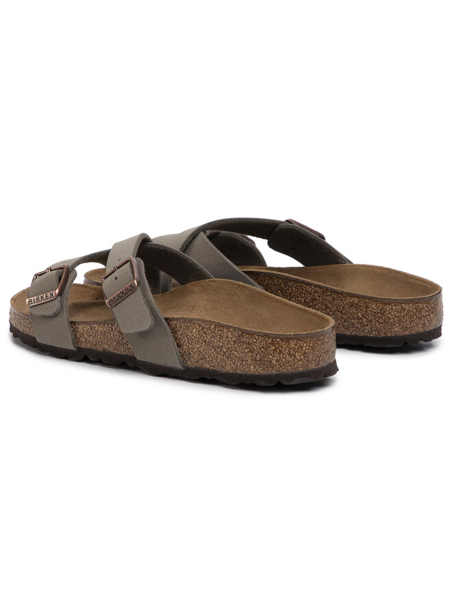 Pantoletten Birkenstock Yao Balance 1016351 Grun eschuhe