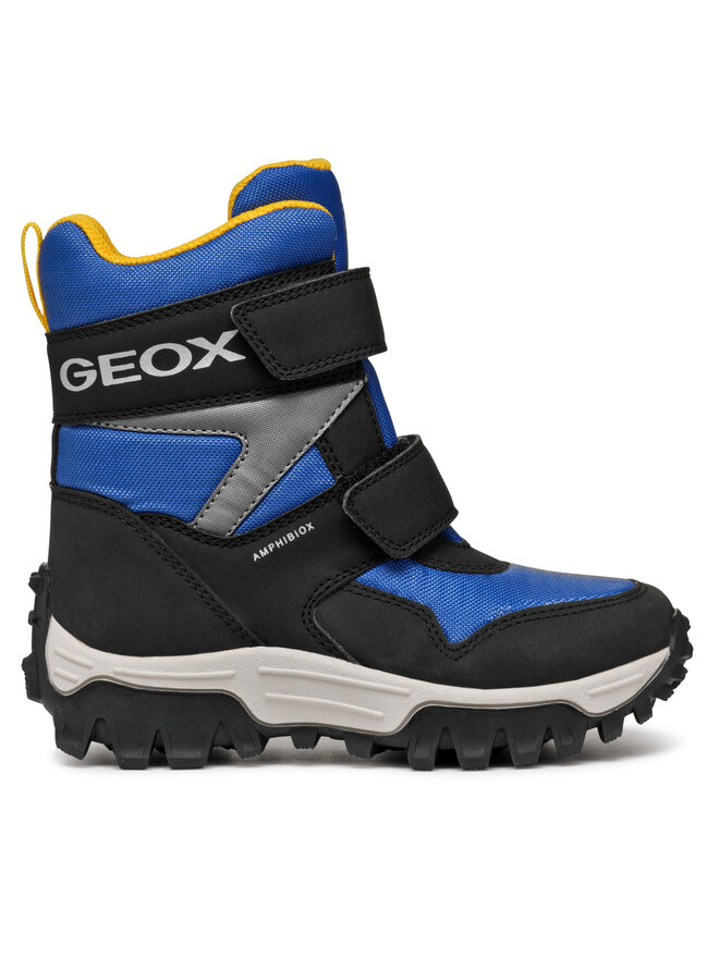 Bottes de neige Geox J Himalaya Boy B Abx J46FRE 0FU50 C0042 M Bleu chaussures