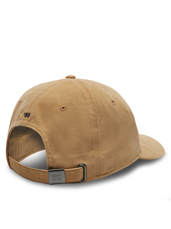 Tommy Hilfiger Шапка с козирка Tommy Hilfiger Flag '85 Soft 6 Panel Cap AM0AM12531 Бежов