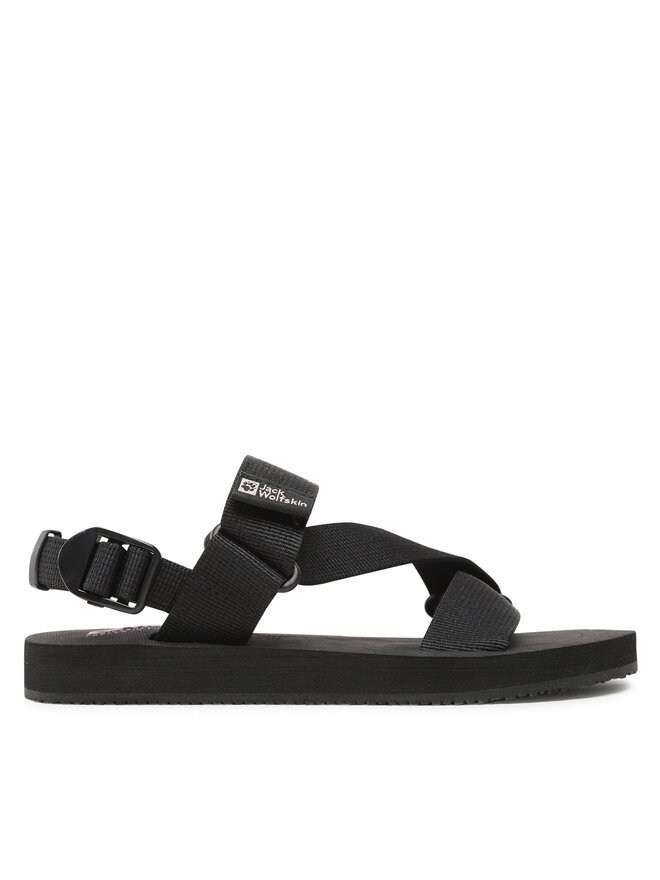 Jack Wolfskin Sandały Jack Wolfskin Urban Entdeckung Belt Sandal W 4056801 Czarny
