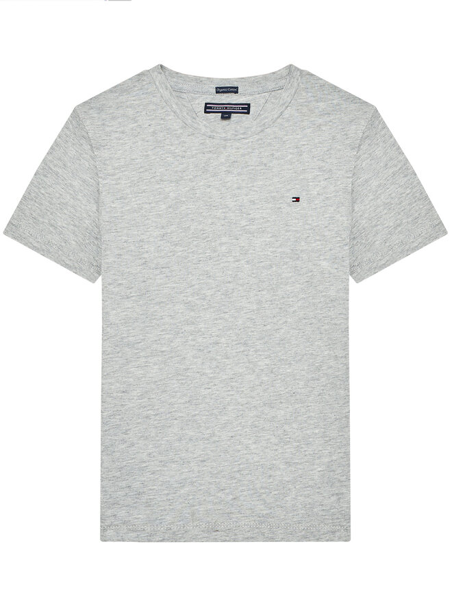 Tommy Hilfiger Tommy Hilfiger Marškinėliai KB0KB04140 D Pilka Regular Fit