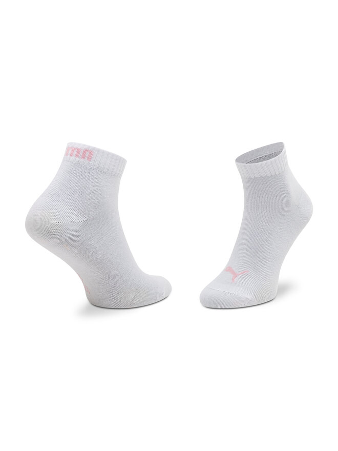 Puma 3 pares de calcetines cortos para mujer Puma Quarter 906978 08 Rosa
