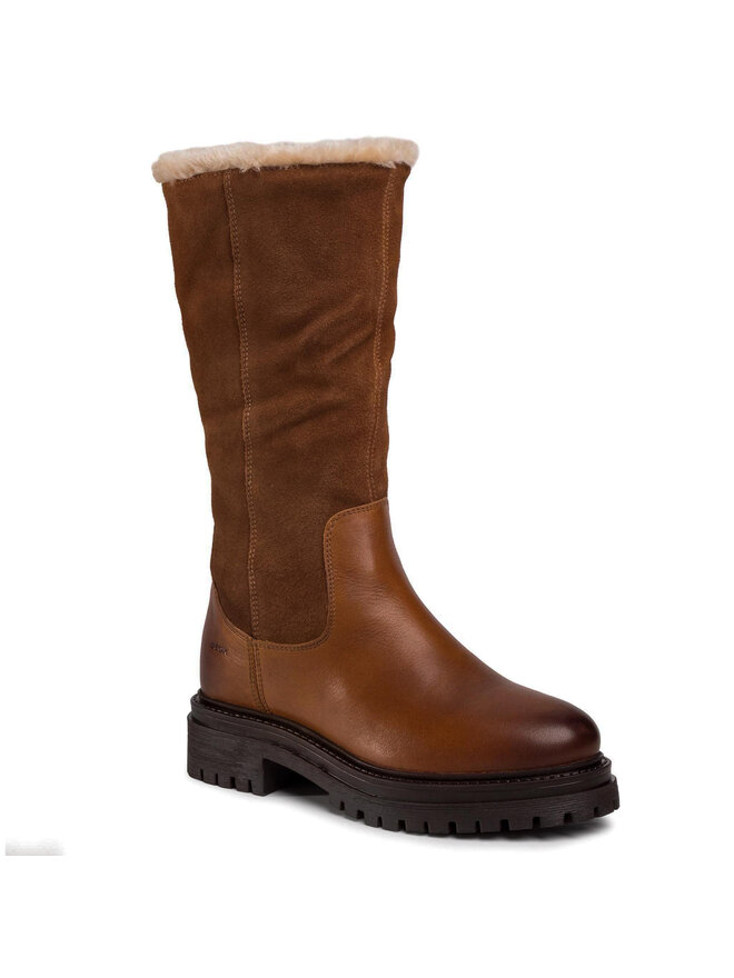 Geox Botki Geox D Iridea M D04HRM 02246 C6001 Brązowy