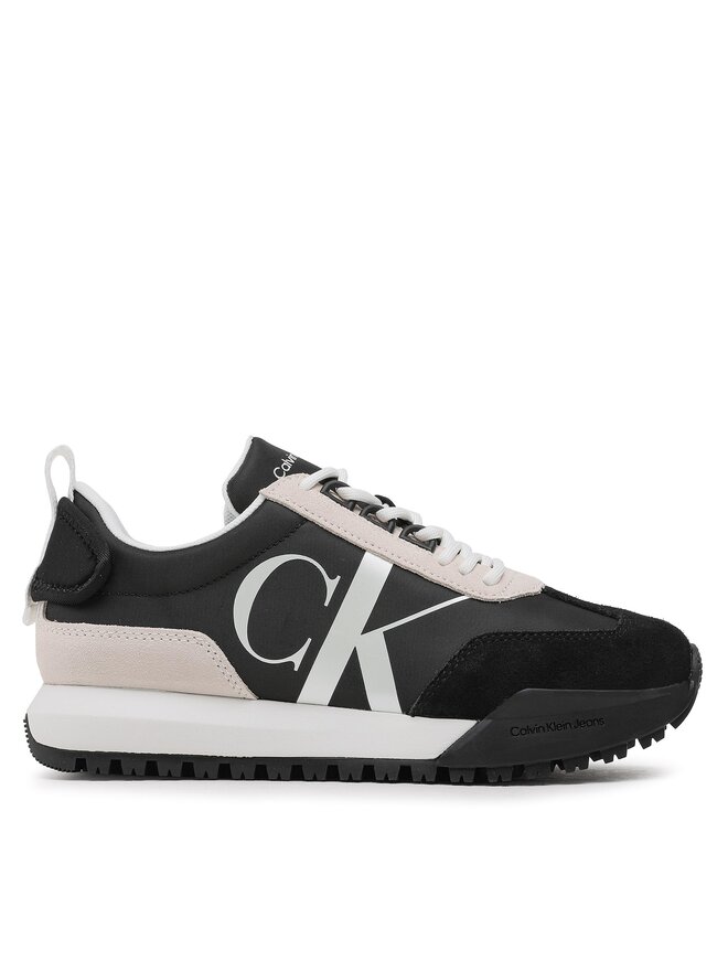 Calvin Klein Jeans Sneakers Calvin Klein Jeans Toothy Runner Laceup Mix Pearl YW0YW01100 Schwarz