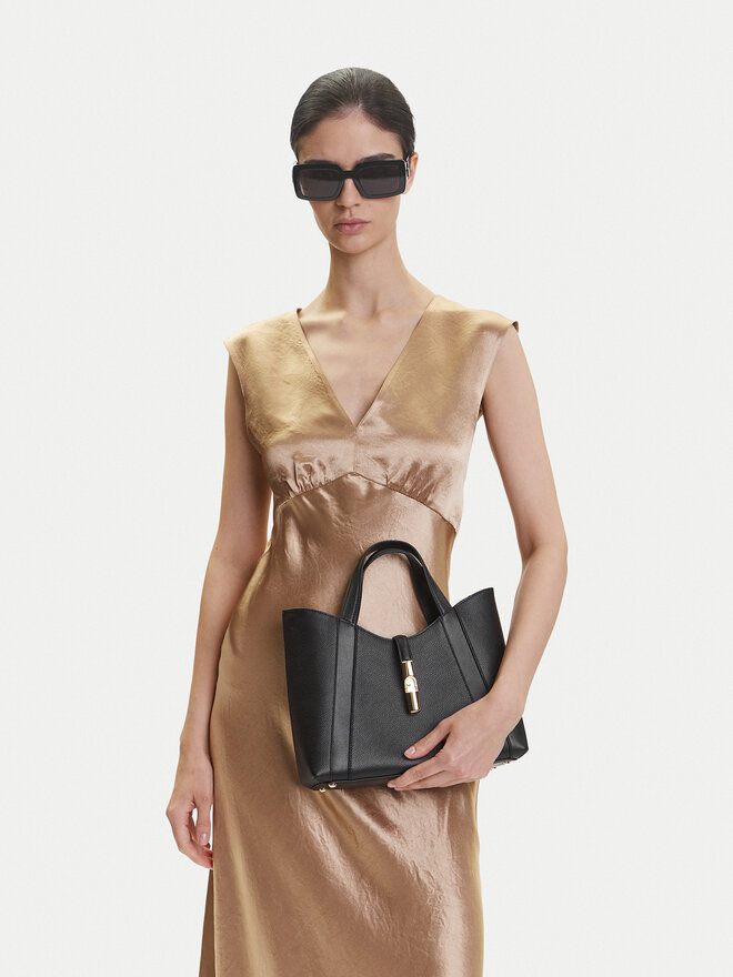 Furla Τσάντα Furla Goccia S WB01789 BX3353 KH O6000 Μαύρο