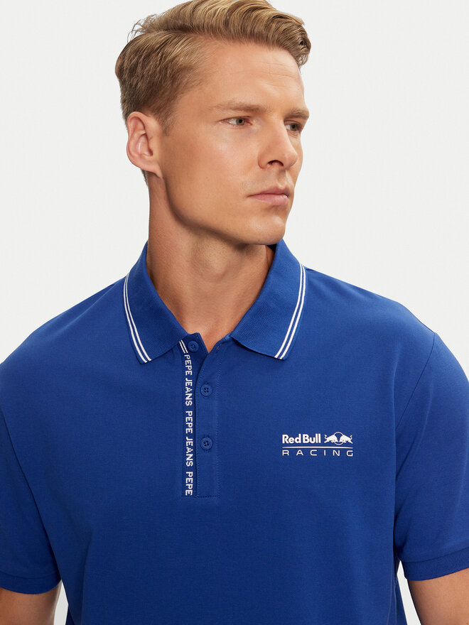 Pepe Jeans Pepe Jeans Polo marškinėliai Red Bull Racing RM540001 Mėlyna Regular Fit