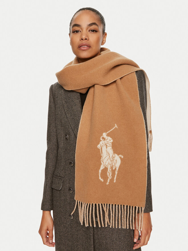 Polo Ralph Lauren Šál Polo Ralph Lauren 455954331003 Hnědá