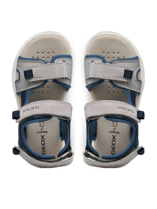 Geox Sandalen Geox J Sandal Alben Boy J35AVA 01522 C1F4W D Grau