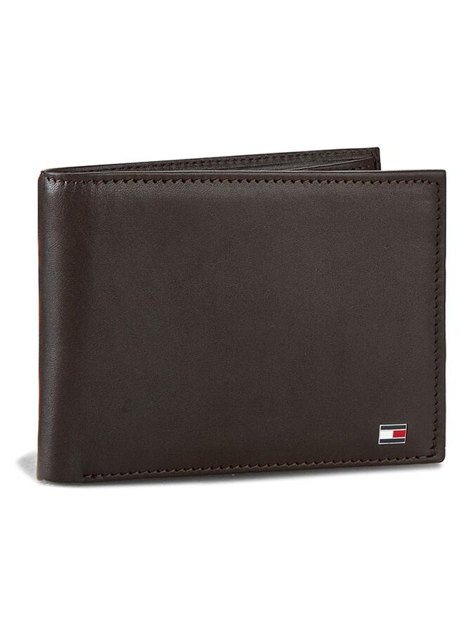 Tommy Hilfiger Nagyméretű férfi pénztárca Tommy Hilfiger Eton Cc And Coin Pocket AM0AM00651/83361 Barna