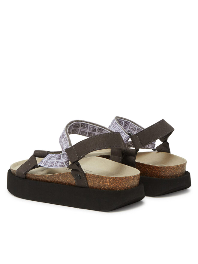 Genuins Sandales Genuins Rigoni Vegan Spiral G106354 Melns