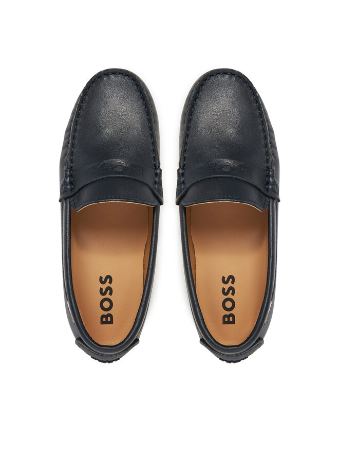 BOSS Mokasyny BOSS J51651 M Granatowy