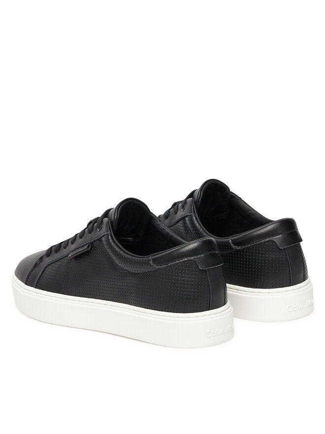 Calvin Klein Αθλητικά Calvin Klein Clean Cup Low Laceup Perf Lth HM0HM01870 Μαύρο