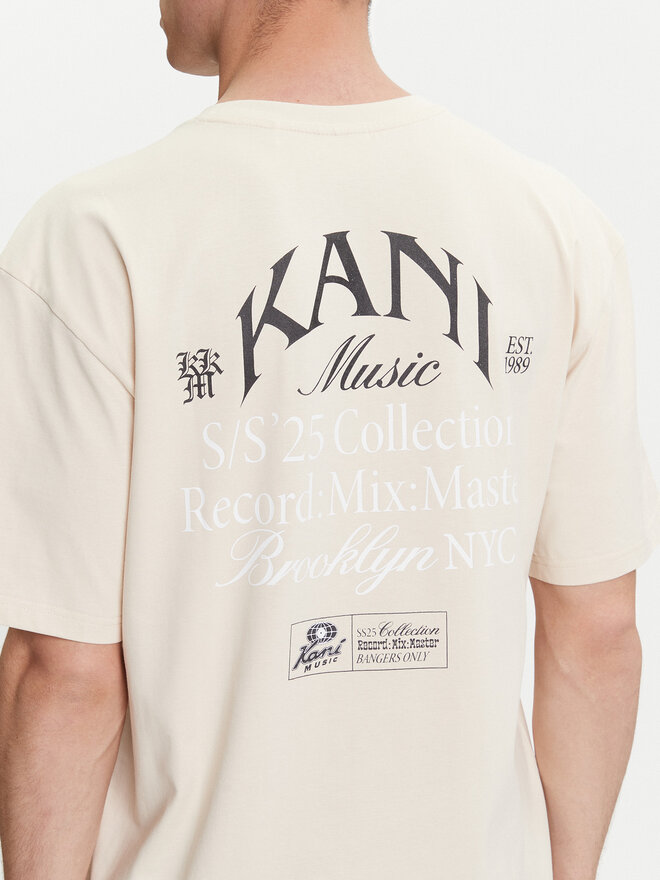 Karl Kani Karl Kani Camiseta PD00005333 Beis Relaxed Fit