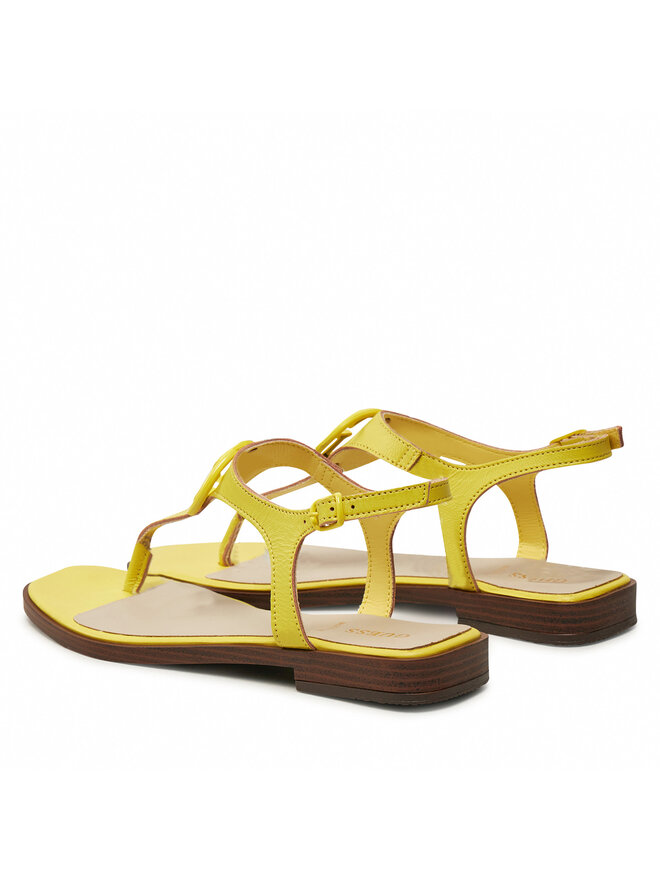 Guess Sandály Guess FLJMIR LEA03 Žlutá