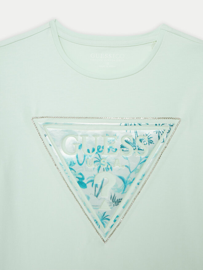 Guess Guess Футболка J5GI15 K6YW4 Зелений Regular Fit