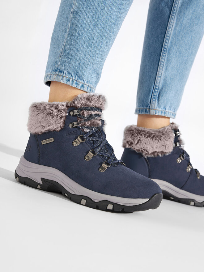 Skechers Čizme Skechers Falls Finest 167178/NVY Tamnoplava