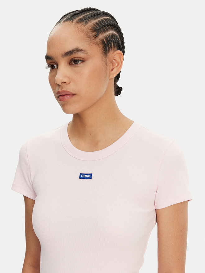 HUGO HUGO Camiseta Easy 50523924 Rosa Slim Fit