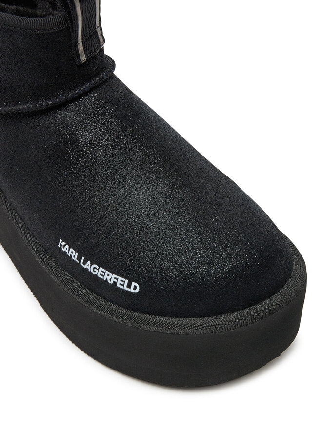 KARL LAGERFELD Polokozačky KARL LAGERFELD KL48522S Černá
