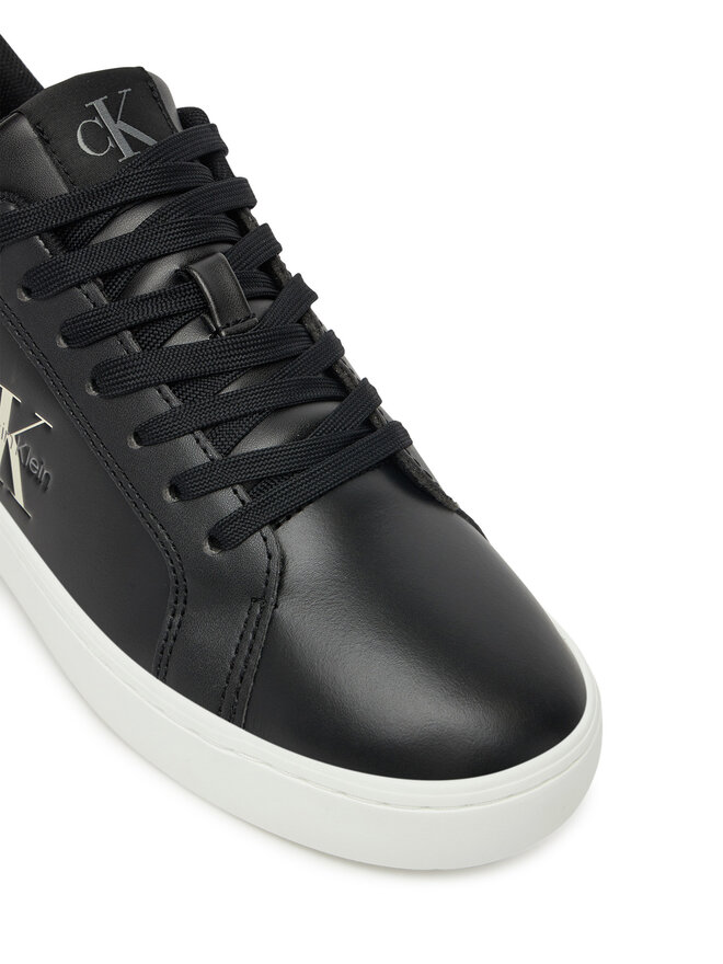 Calvin Klein Jeans Sportcipők Calvin Klein Jeans Classic Cupsole Mono Lth Wn YW0YW01902 Fekete
