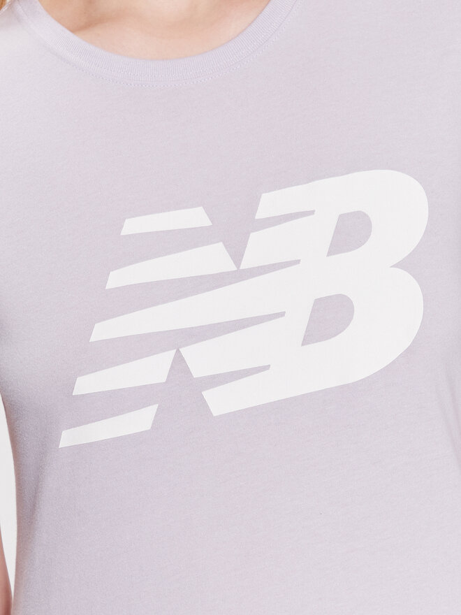 New Balance New Balance Póló Classic Flying Nb Graphic WT03816 Lila Athletic Fit