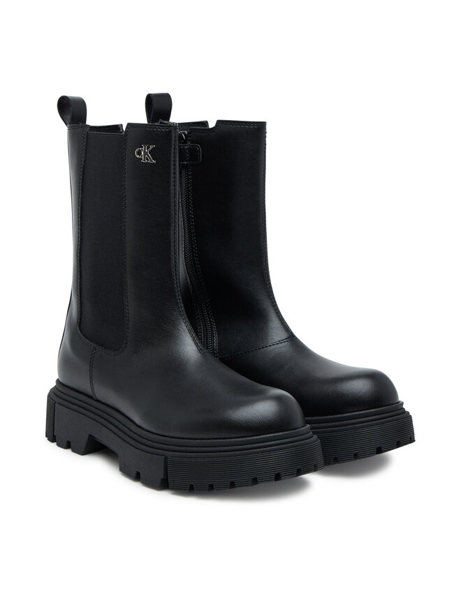 Calvin Klein Ботуши Calvin Klein Tronchetto V4A5-83137-1355 S Черен