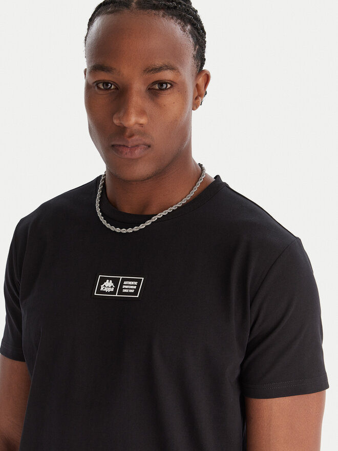 Kappa Kappa Camiseta Authentic Nuria 341V2UW Negro Regular Fit