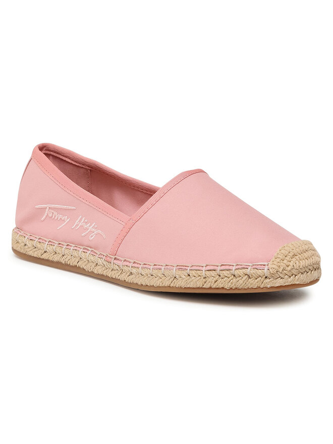 Tommy hilfiger espadrilles pink discount