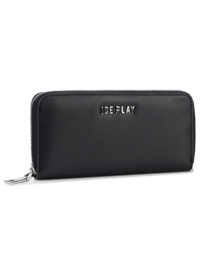Ice Play Große Damen Geldbörse Ice Play 19I W2M1 7303 6915 9000 Schwarz