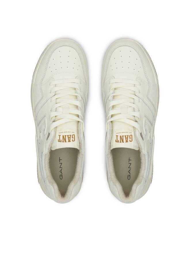GANT Brookpal Scarpe Da Ginnastica Uomo - Pelle Pregiata, Suola In Gomma, Fodera In Cotone Riciclato, Chiusura Con Lacci, Colore Classico