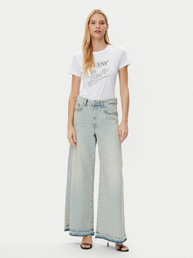 Guess Guess T-Shirt W5GI05 I3Z14 Λευκό Regular Fit