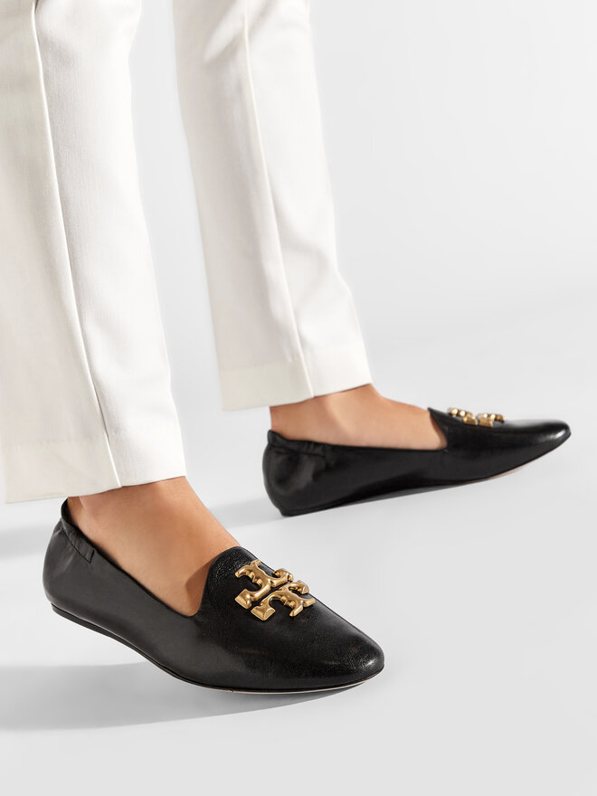 Tory Burch Lords Tory Burch Eleanor Loafer 84922 Μαύρο