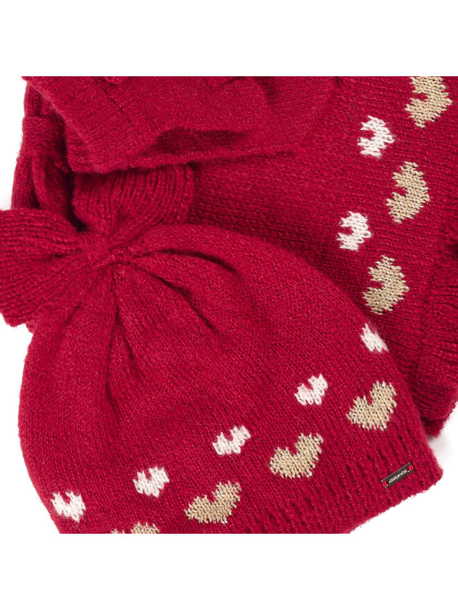 Mayoral Conjunto: gorro, bufanda y guantes Mayoral 10.536 Rojo