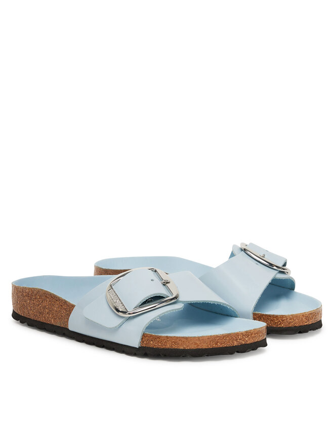 Birkenstock Natikače Birkenstock Madrid Big Buckle Hex 1030364 Svijetloplava