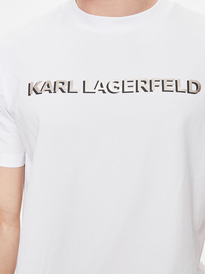 KARL LAGERFELD KARL LAGERFELD Camiseta 755053 542221 Blanco Regular Fit