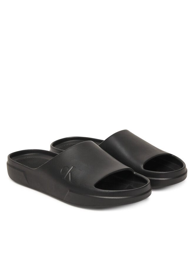 Calvin Klein Natikači Calvin Klein *J Chunky Slide Onepiece Ru YM0YM01394 Črna