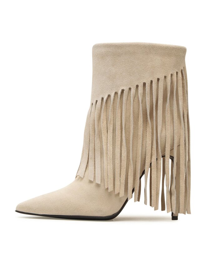 PINKO Cowboystiefel PINKO Olympe Tronchetto PE 23 BLKS1 100573 A0N8 Beige