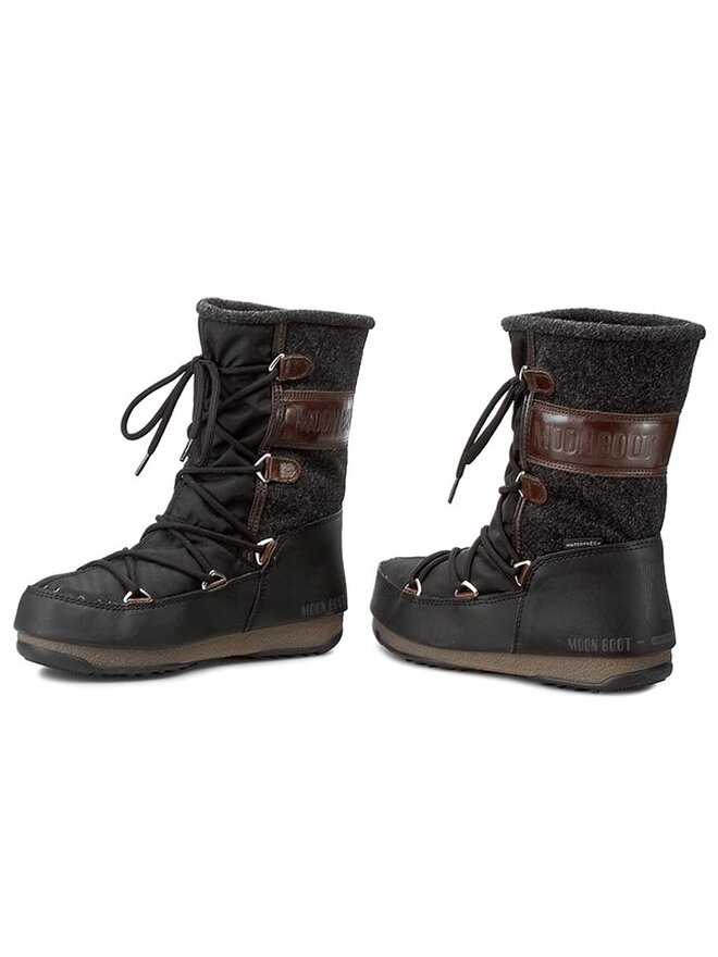 Bottes de neige Moon Boot Vienna Felt 24004400002 Noir chaussures