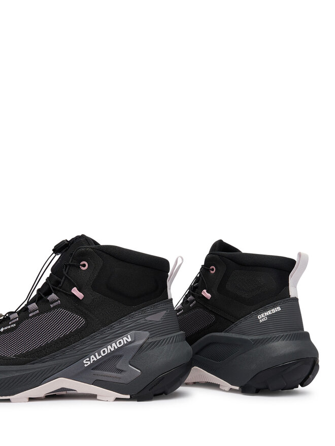 Salomon Trekkingschuhe Salomon Genesis Mid GTX L45409700 Dunkelgrau