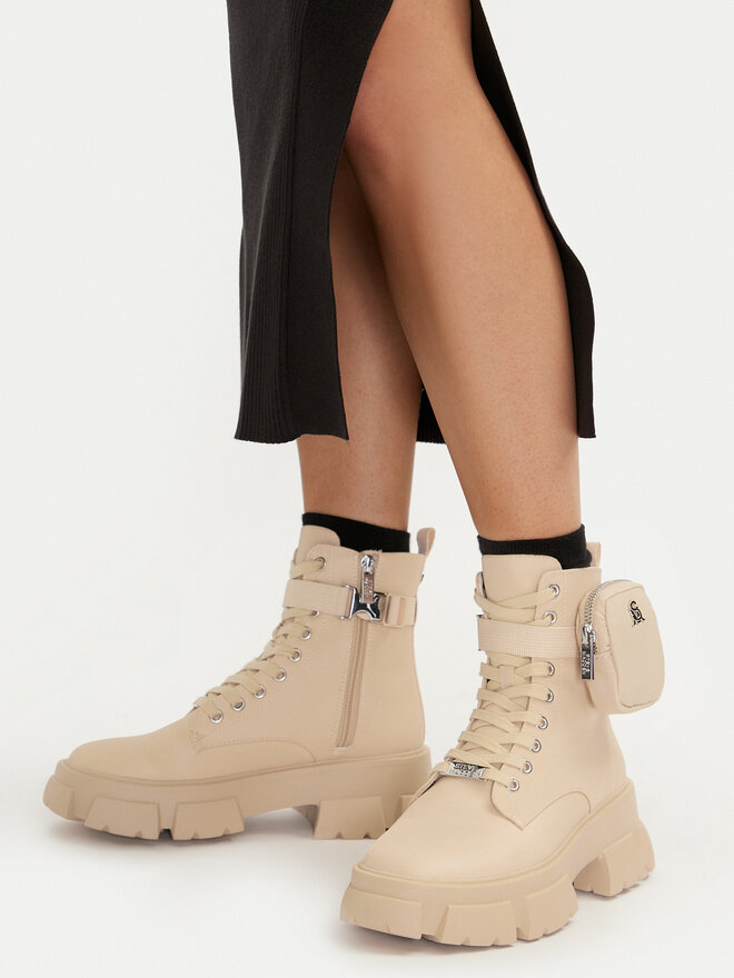 Steve Madden Ορειβατικά παπούτσια Steve Madden Tanker-P SM11001615-04004-299 Μπεζ